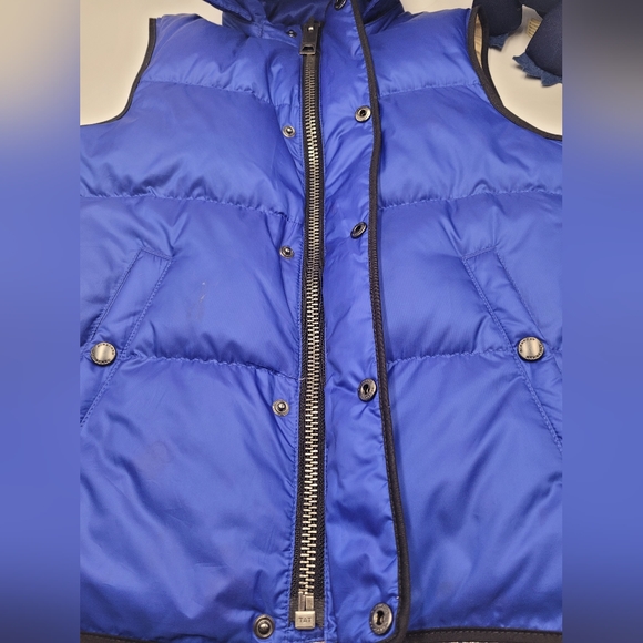 Burberry Down Puffer Vest & removable hood Size 8Y - Picture 4 of 10